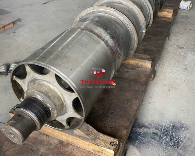 Phun phủ phục hồi vít đùn bột giấy