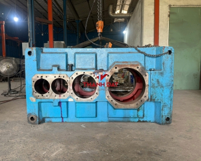 Phun phủ phục hồi gối đỡ bạc đạn hộp số ngành xi măng