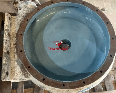 Phục hồi đắp ceramic vỏ bơm ngành xi măng